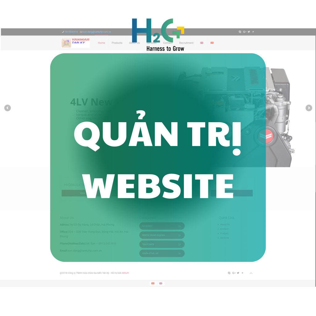 Quản trị website