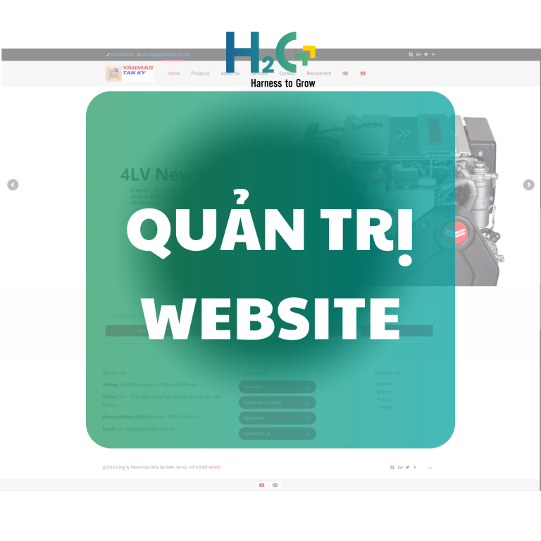 Quản trị website