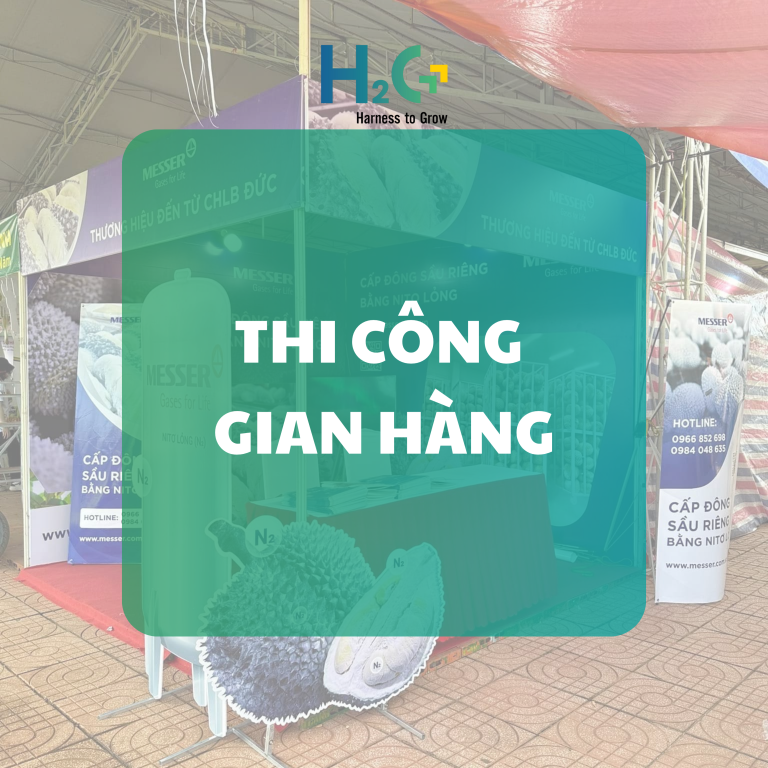 thi công gian hàng